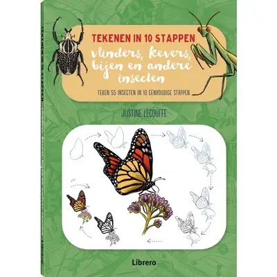 Tekenen In 10 Stappen - Vlinders, Kevers, Bijen En Andere Insecten