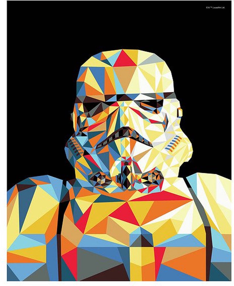 Schilderen Op Nummer Ravensburger Starwars Stormtrooper 24x30cm