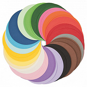 ORIGAMI Vouwblaadjes BASIC Rond ,10CM - Afbeelding 2