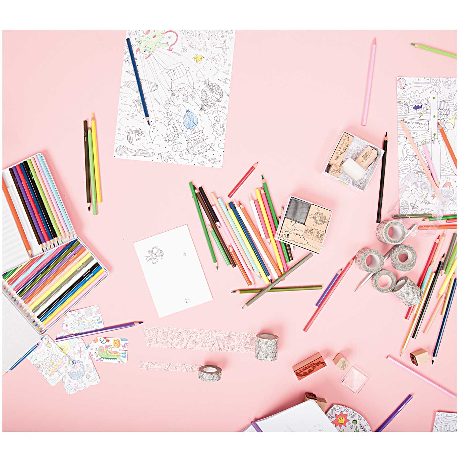 Papierblok A4 Inkleuren - Afbeelding 2