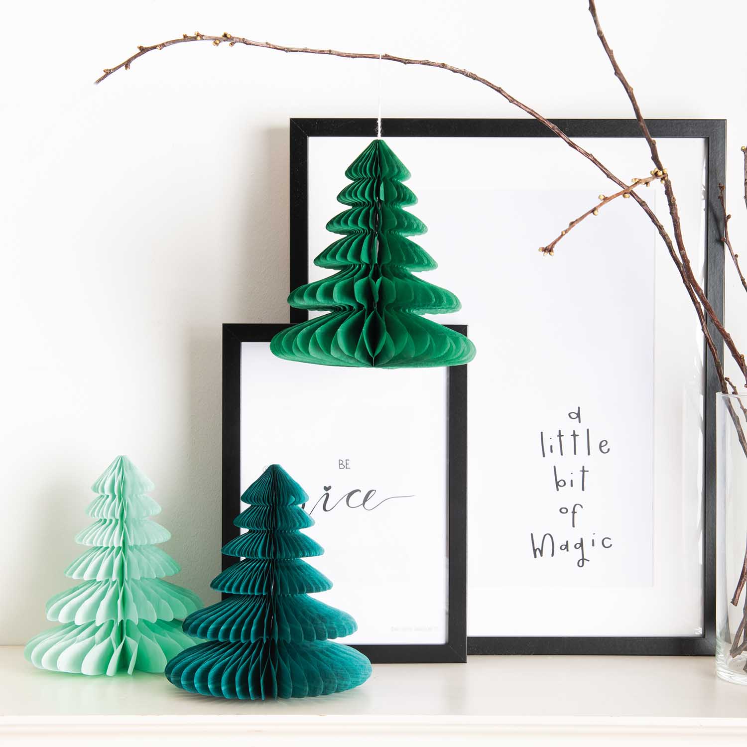 HONEYCOMB KERSTBOOM GROEN - Afbeelding 2