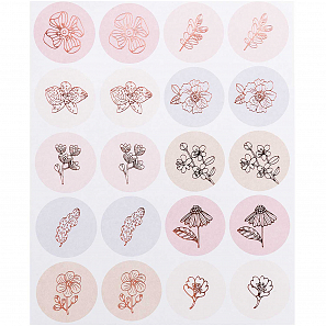 STICKERS HYGGE,BLOEMEN - Afbeelding 2