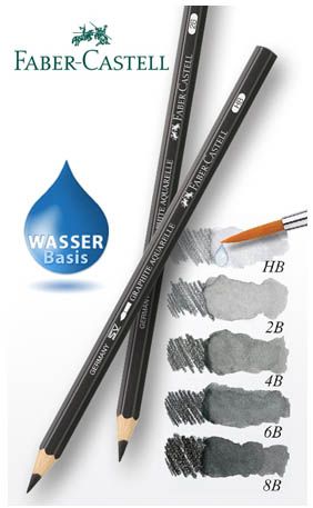 Faber Castell Aquarel Grafietpotlood - keuze uit 5 maten
