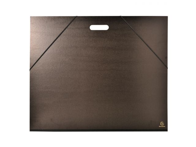 Exaclair tekenmap 59x72 zwart+grip 