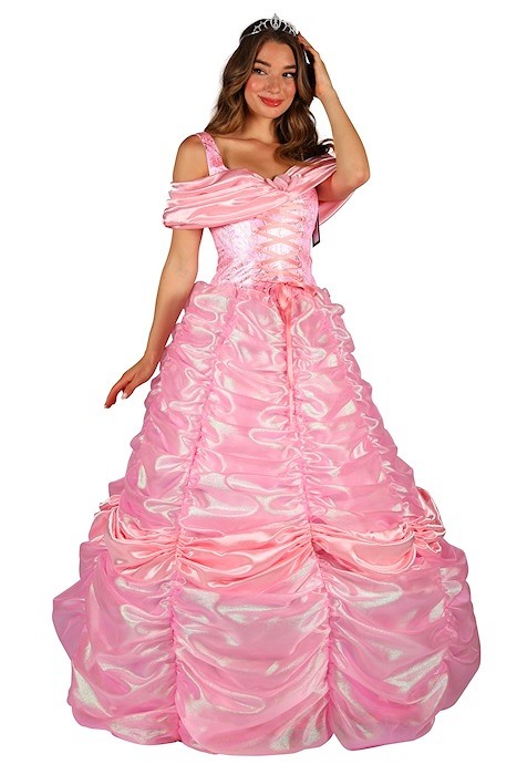 Luxe Jurk Doornroosje Prinses Roze mt. M
