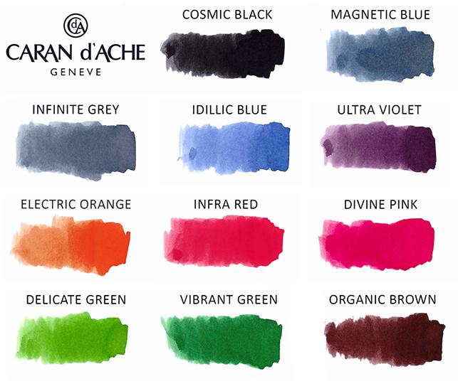 Caran d' Ache Vulpenvulling 6st. - keuze uit 11 kleuren - Afbeelding 1