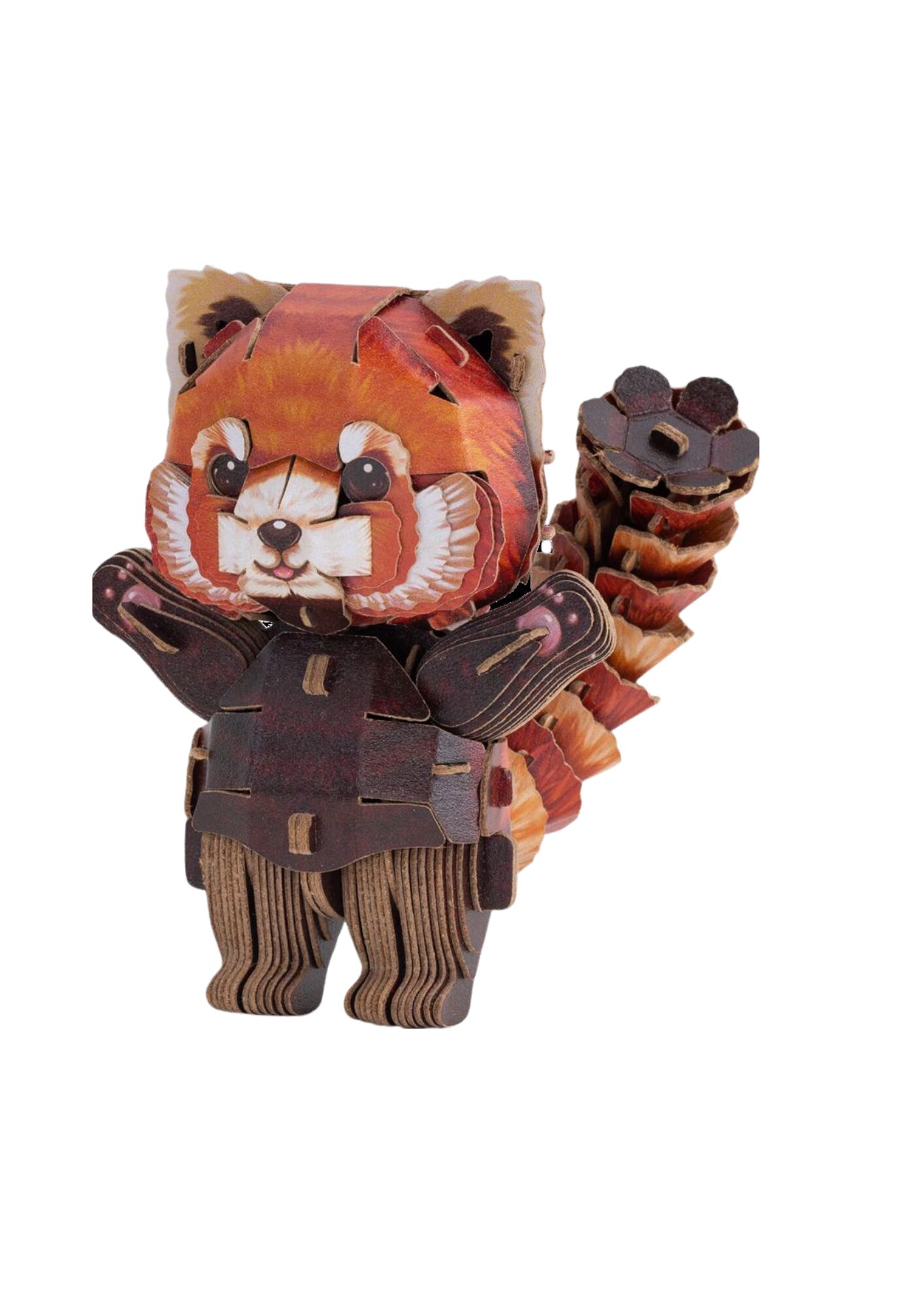 AB DIY MakeBug, 3D Modelbouwpakket, Tiny Serie, Red Panda, 12x7x9cm