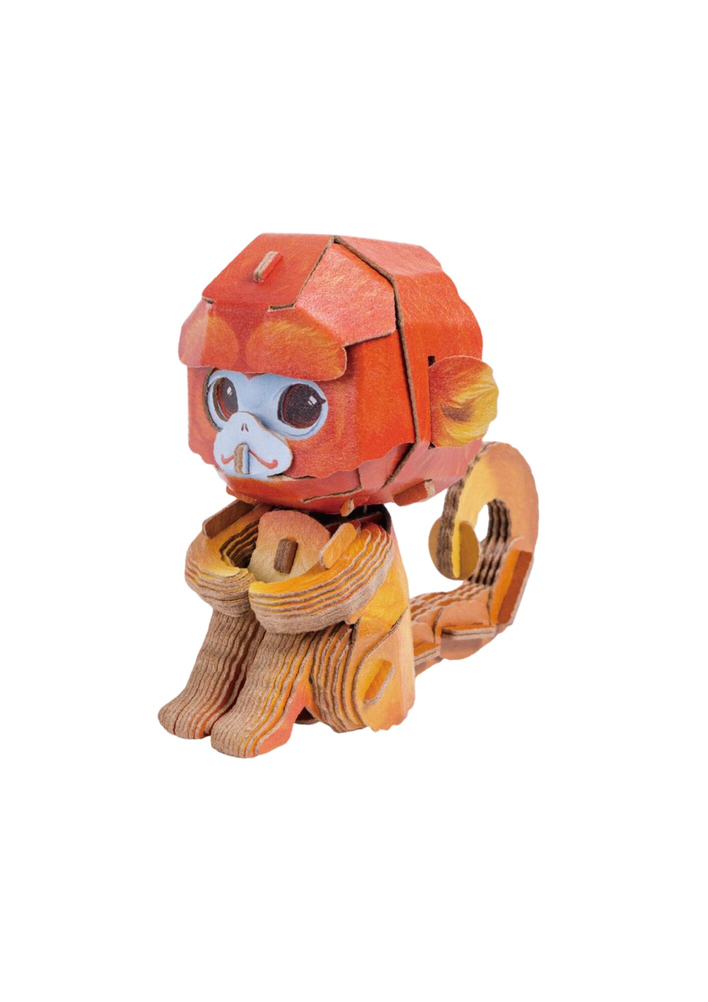 AB DIY MakeBug, 3D Modelbouwpakket, Tiny Serie, Golden Monkey, 13x6x9cm