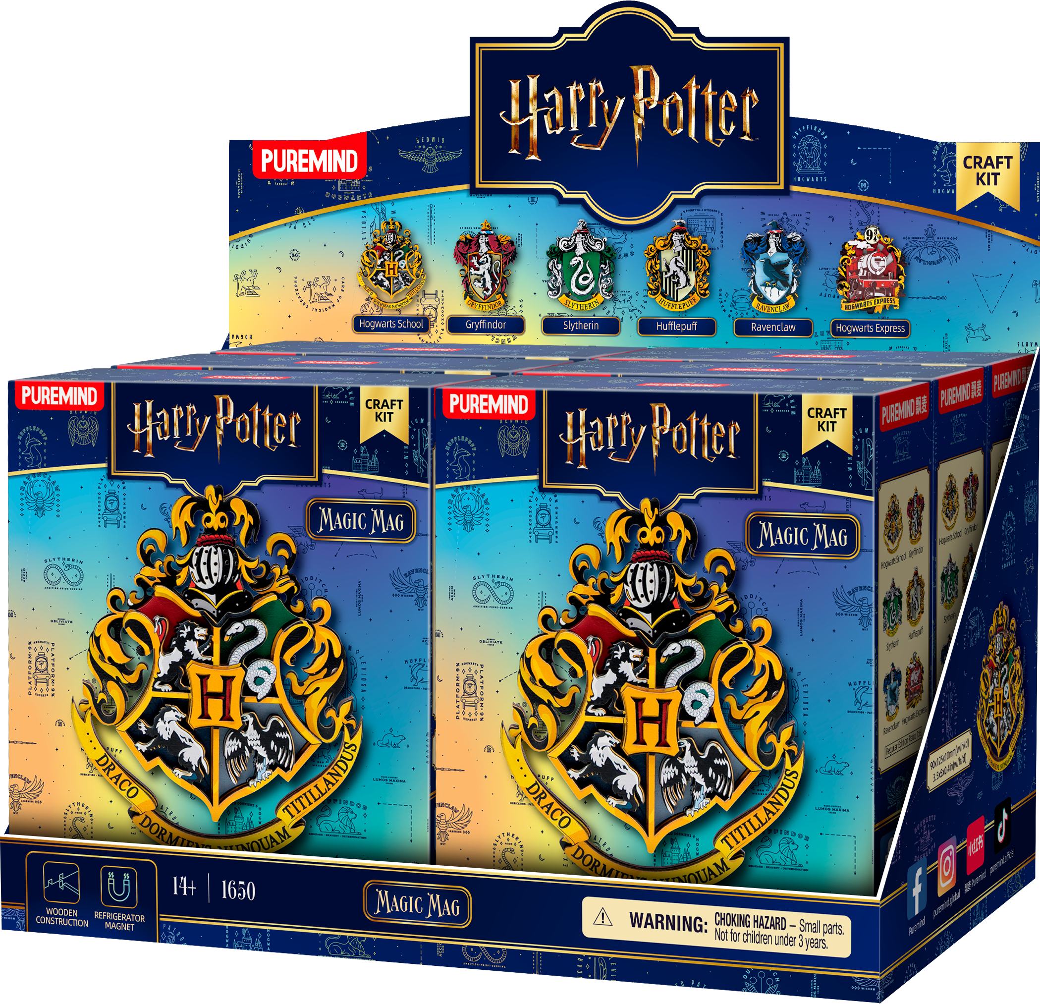 AB DIY Harry Potter Magic Magneten 83x100x12.5mm - Afbeelding 1