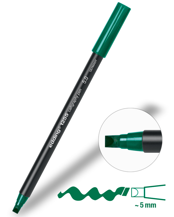 Edding 1255 Kalligrafiestiften 5.0mm - keuze uit 5 kleuren