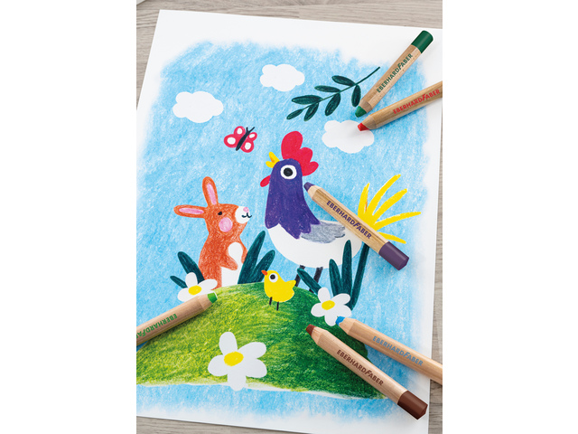 Eberhard Faber Kinder Kleurpotloden 12st - Afbeelding 3