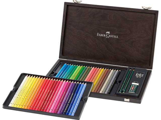 Faber Castell Polychromos 48st. houten kist. 