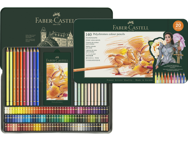 Kleurpotlood FC Polychromos assorti blik 140 stuks - Afbeelding 1
