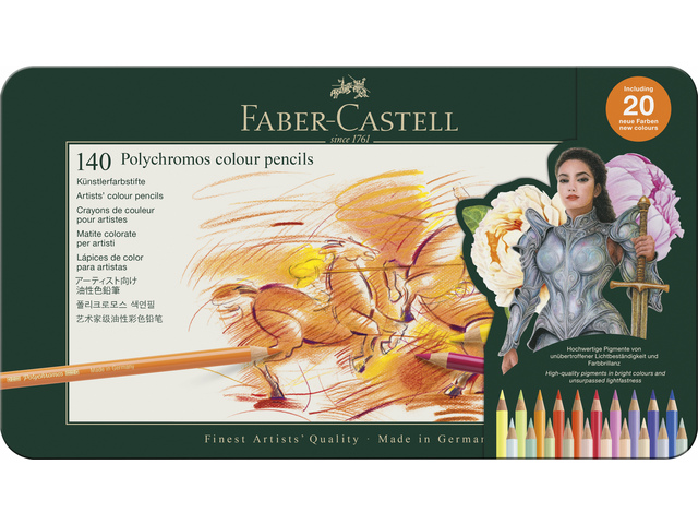 Kleurpotlood FC Polychromos assorti blik 140 stuks