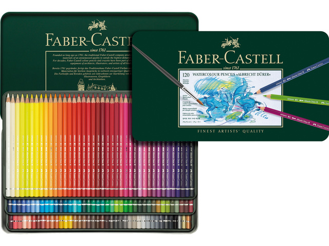 Aquarelpotlood Faber-Castell Albrecht Dürer blik à 120 stuks - Afbeelding 2