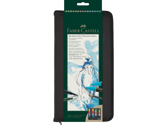 Aquarel marker Faber-Castell Albrecht Dürer in etui,        30stuks Markers en accessoires - Afbeelding 1