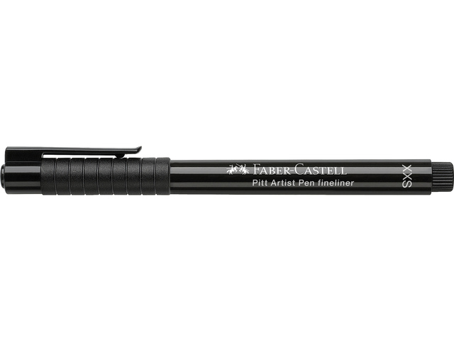 Tekenstift Faber-Castell Pitt Artist Pen XXS 199 zwart - Afbeelding 1