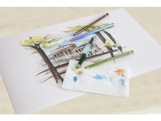 Penseel Faber-Castell met watertank - Afbeelding 2