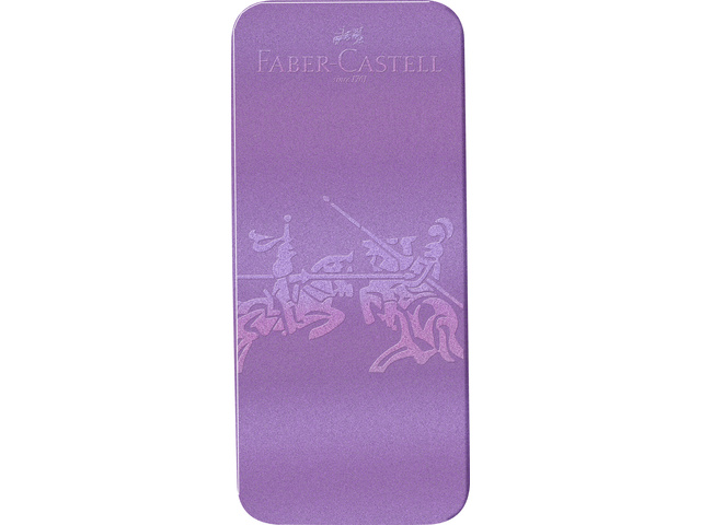 Balpen en Vulpen Faber-Castell Grip Glam paars in giftbox - Afbeelding 1