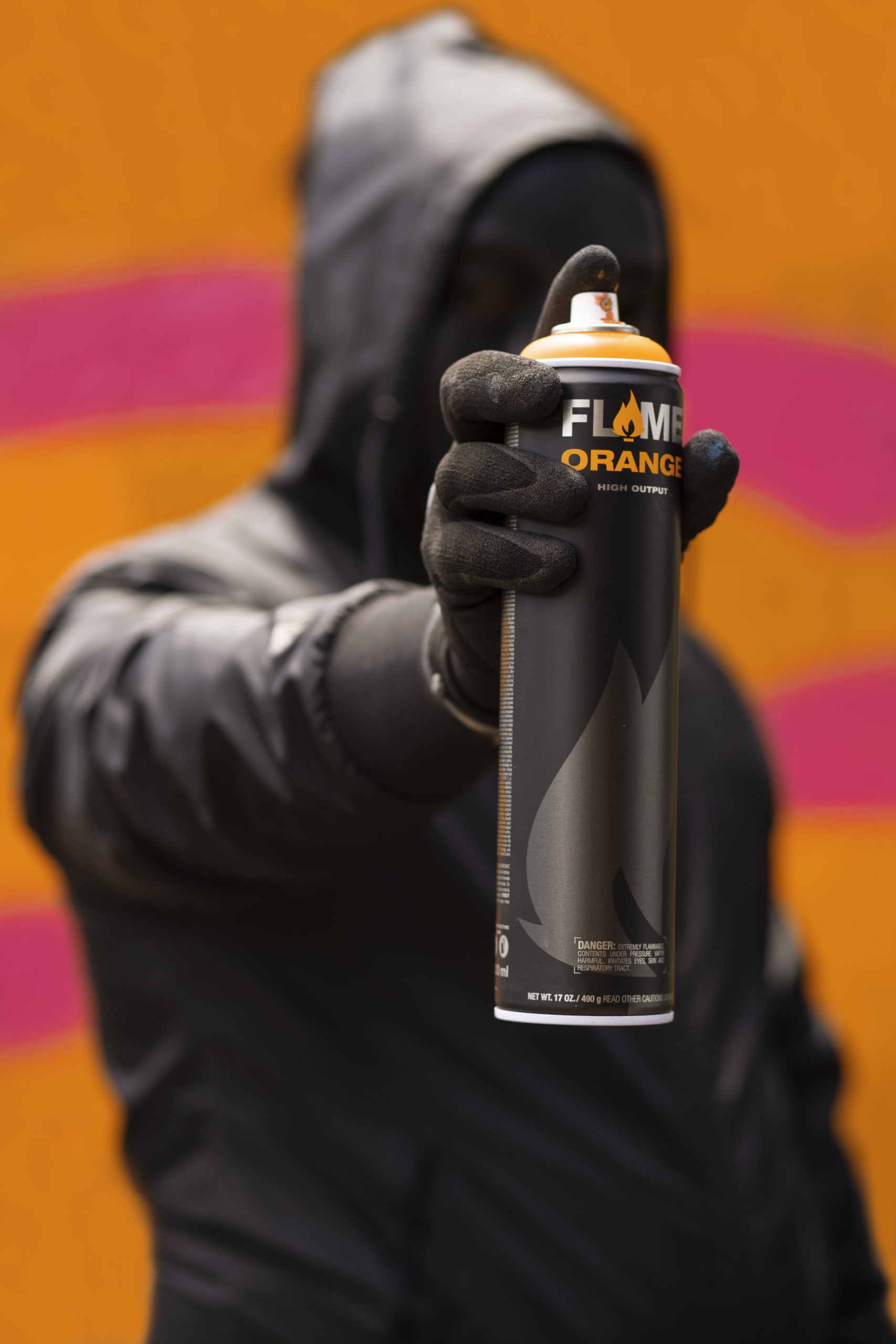 Molotow Acrylverf Spuitbus FLAME ORANGE - Keuze uit meerdere kleuren - Afbeelding 1