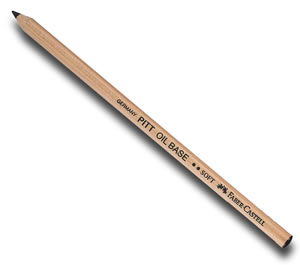 Faber Castell Pitt Olie Houtskoolpotlood - keuze uit 4 hardheden