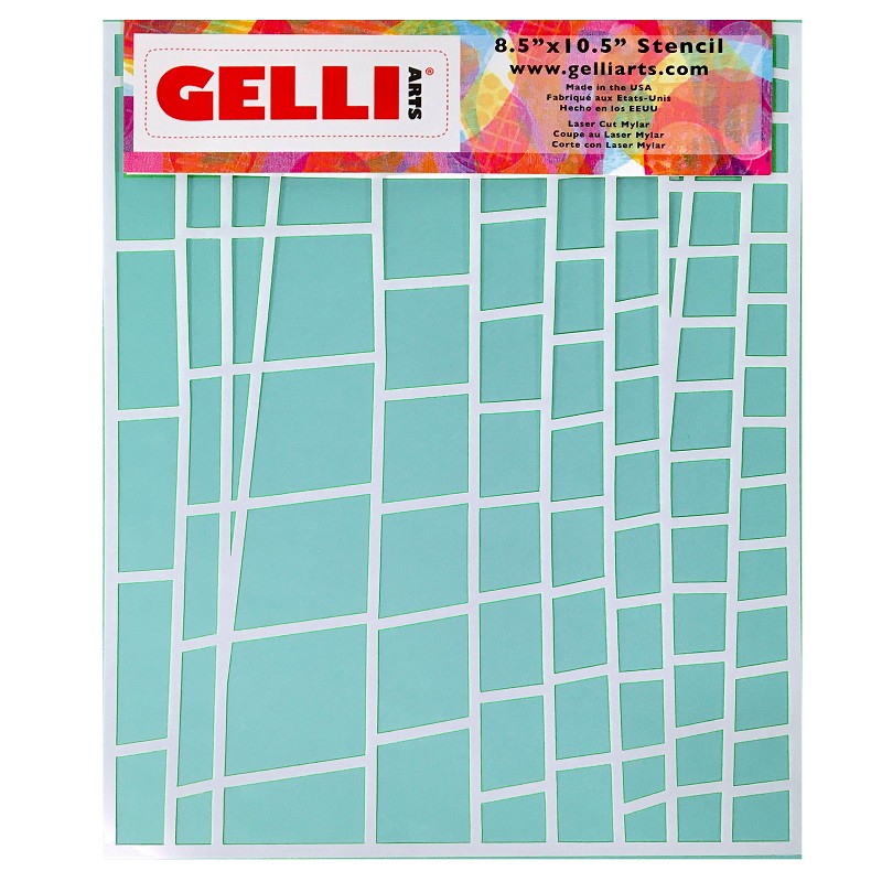 Gelli Arts Ladder A4 Stencil 20.3x25.4cm