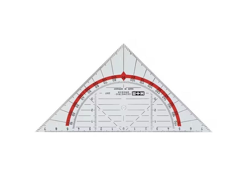 M+R Geodriehoek 15cm