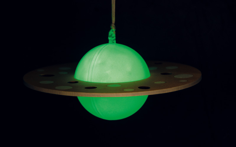 Glow in the dark verf (acrylverf effect) - keuze uit 3 kleuren - Afbeelding 2