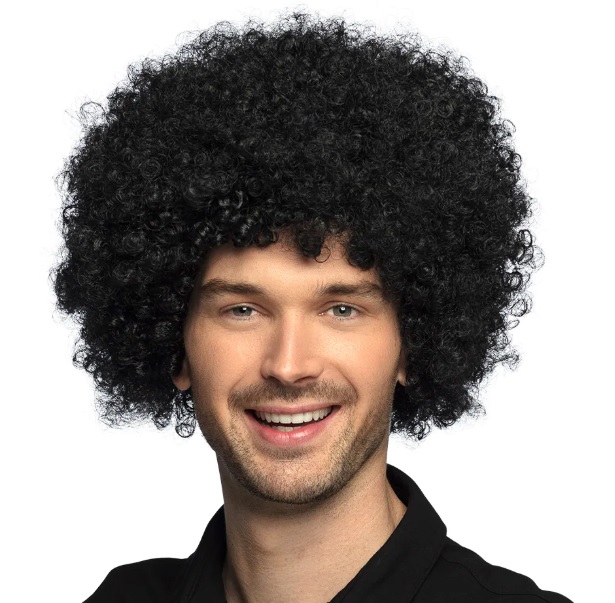 Pruik Groove Zwart