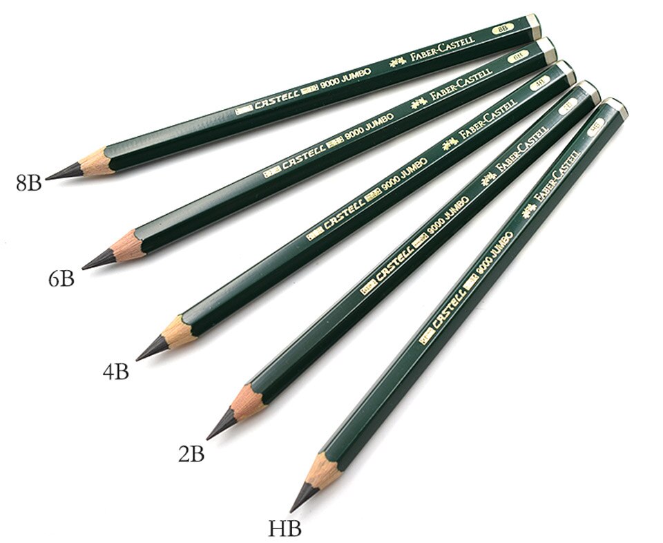 Faber Castell Grafietpotlood 9000 JUMBO serie - keuze uit 5 hardheden