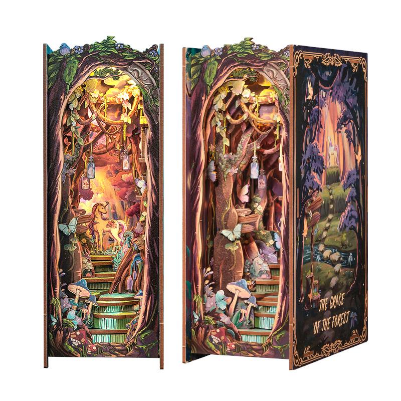 AB DIY Cutebee Booknook, The Grace of Forest, 19x6x27,5cm - Afbeelding 2