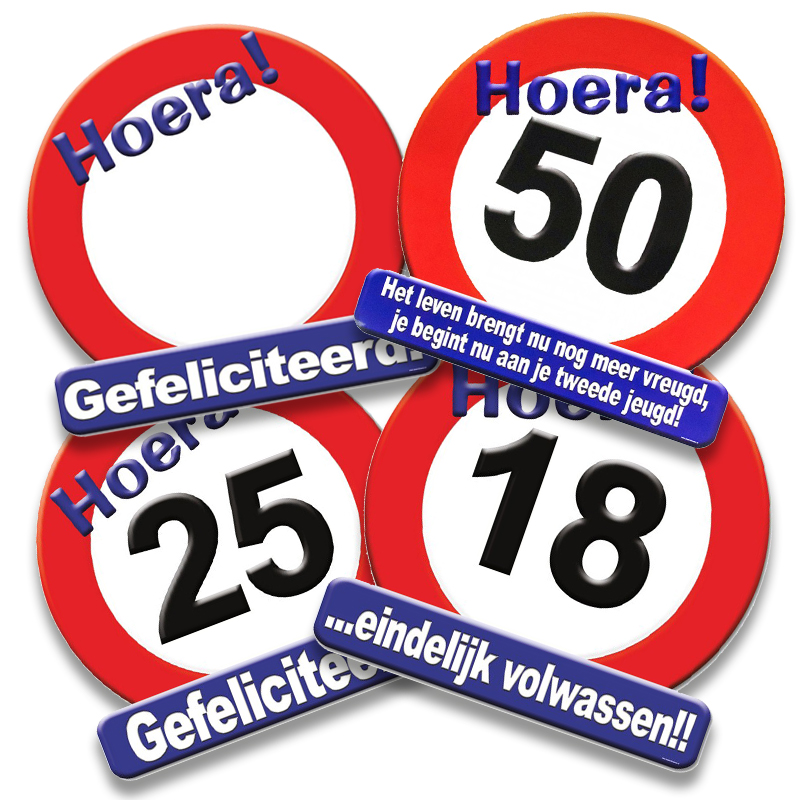 Huldeschilden 50cm doorsnee - keuze uit 16 soorten