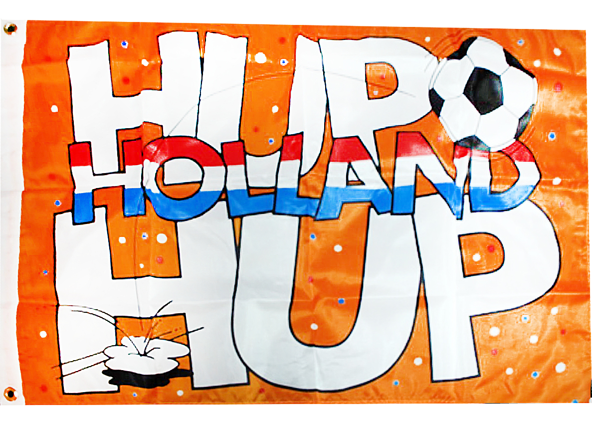 Vlag Nederland Oranje Hup Holland Hup 60x90cm Polyester