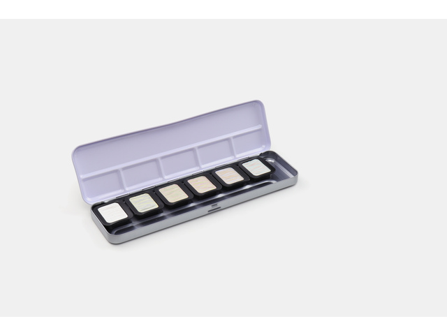 Finetec Aquarelverf 6 Iriserende Kleuren - Hoge Glinstering - Afbeelding 1