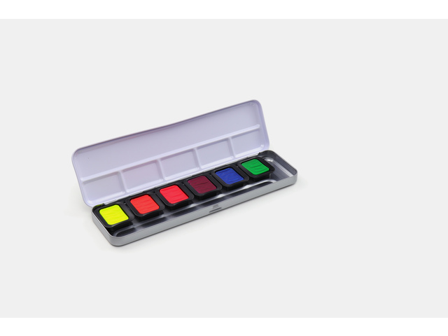 Finetec Aquarelverf 6 Neon Kleuren - Afbeelding 2