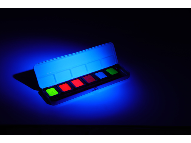 Finetec Aquarelverf 6 Neon Kleuren - Afbeelding 1