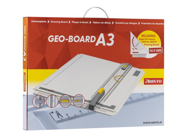 Tekenbord Aristo GEO A3 met gratis sneltekendriehoek Tekentafel - Afbeelding 2