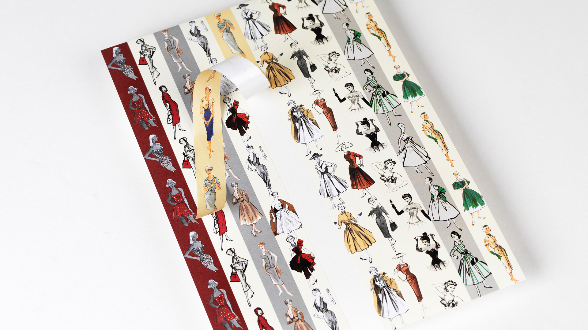 Pepin Labels, Stickers en Tape - Vintage Fashion - Afbeelding 1