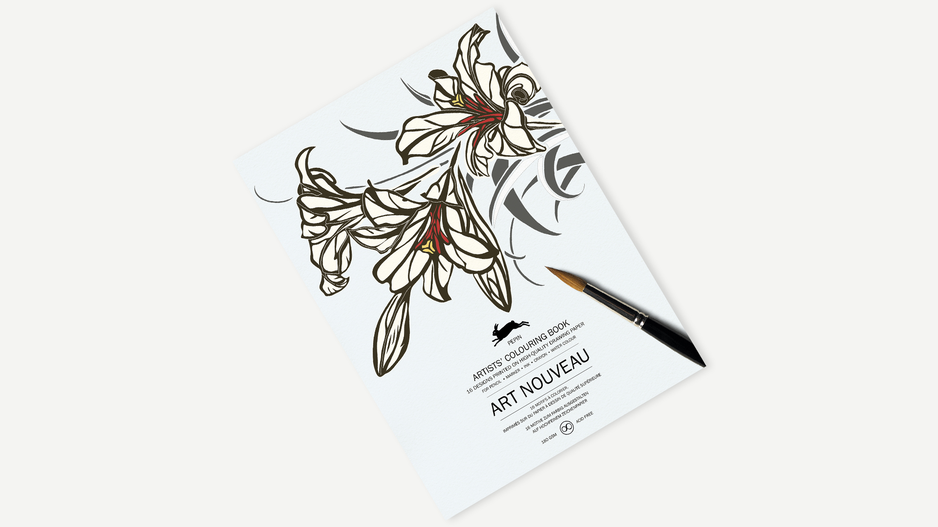 Pepin Artiesten Kleurboek - Art Nouveau