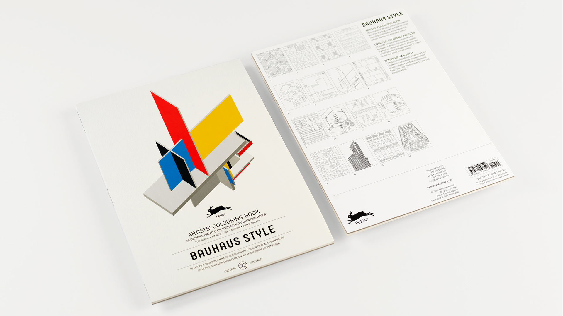 Pepin Artiesten Kleurboek - Bauhaus Style - Afbeelding 2