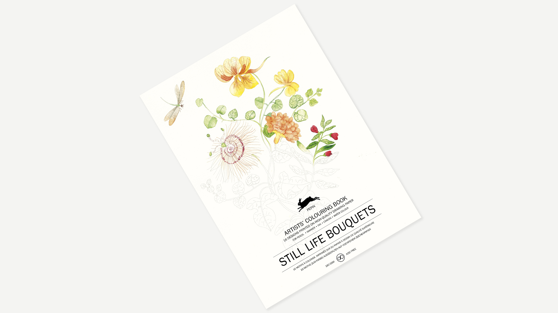 Pepin Artiesten Kleurboek - Still Life Bouquets