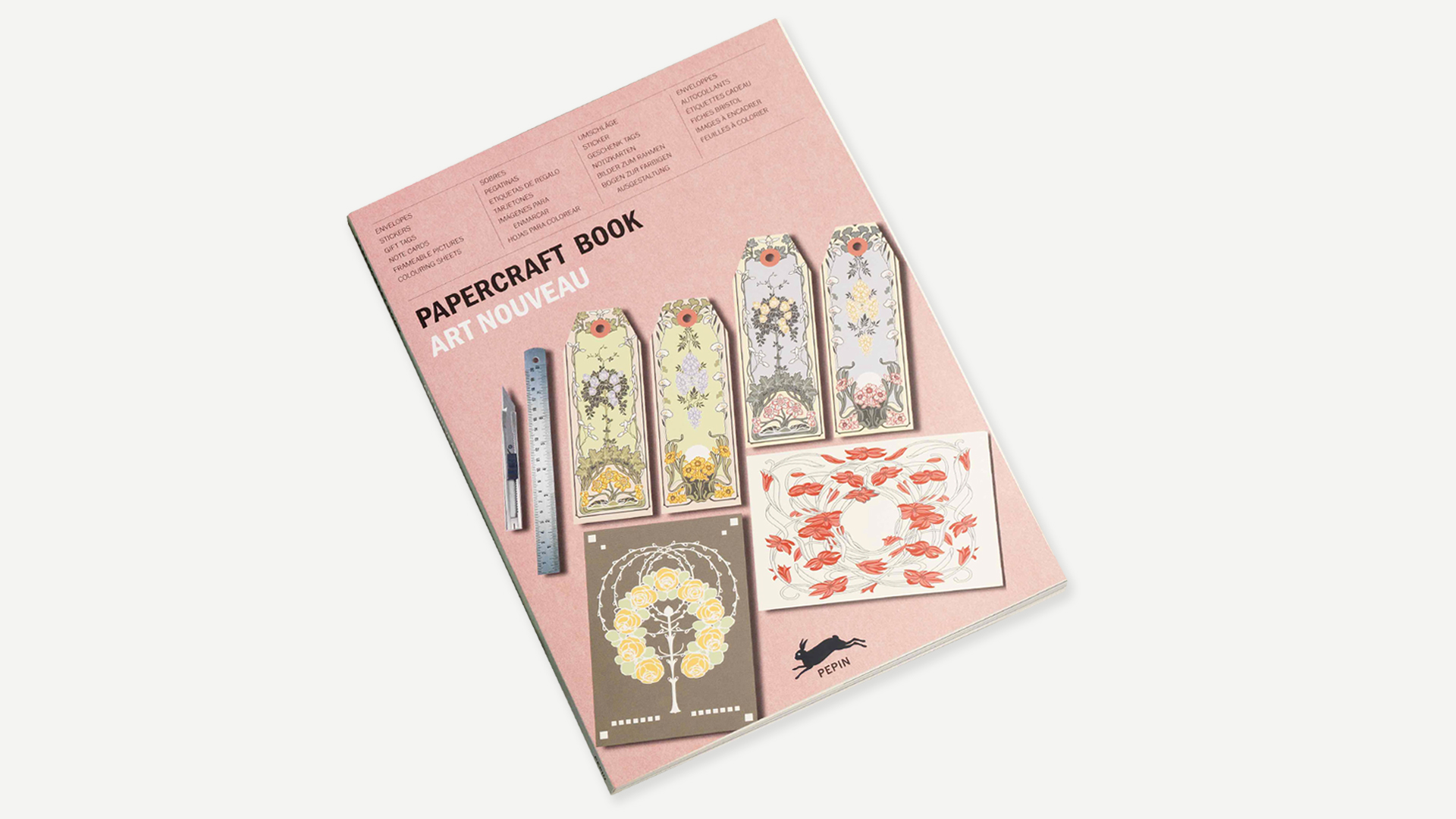 Pepin Papercraft Book - Art Nouveau