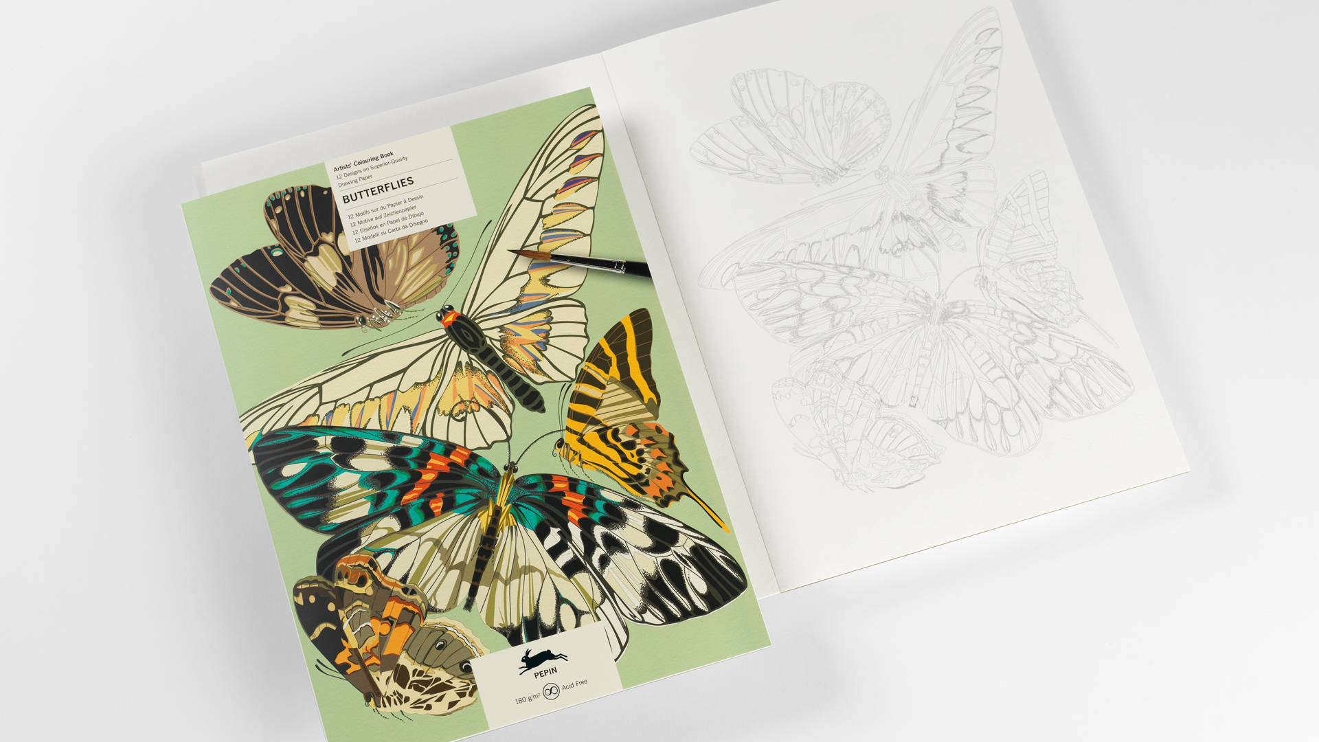 Pepin Artiesten Kleurboek - Vlinders - Afbeelding 2