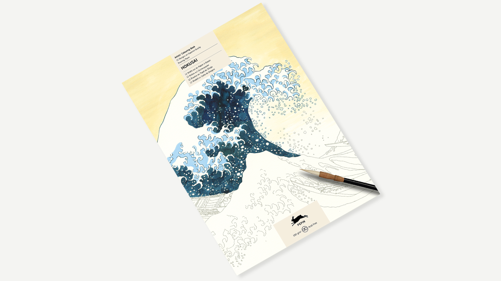 Pepin Artiesten Kleurboek - Hokusai