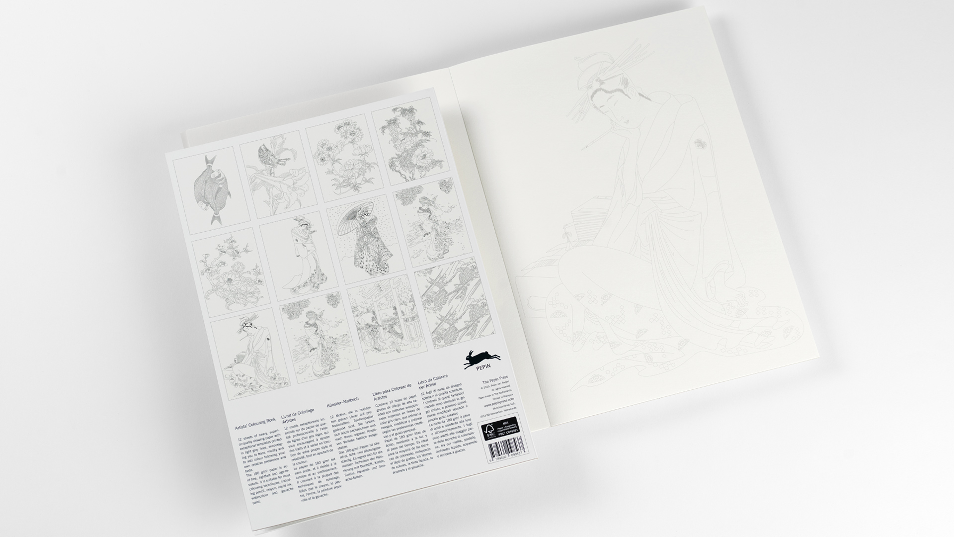Pepin Artiesten Kleurboek - Japan - Afbeelding 3