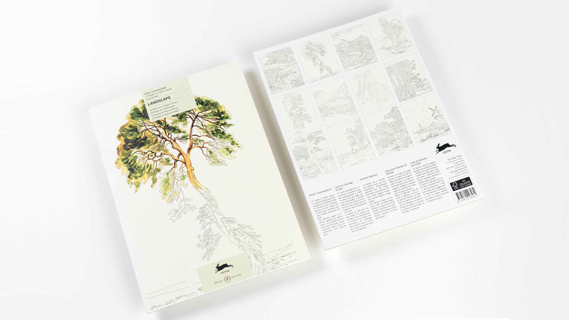 Pepin Artiesten Kleurboek - Landschap - Afbeelding 2