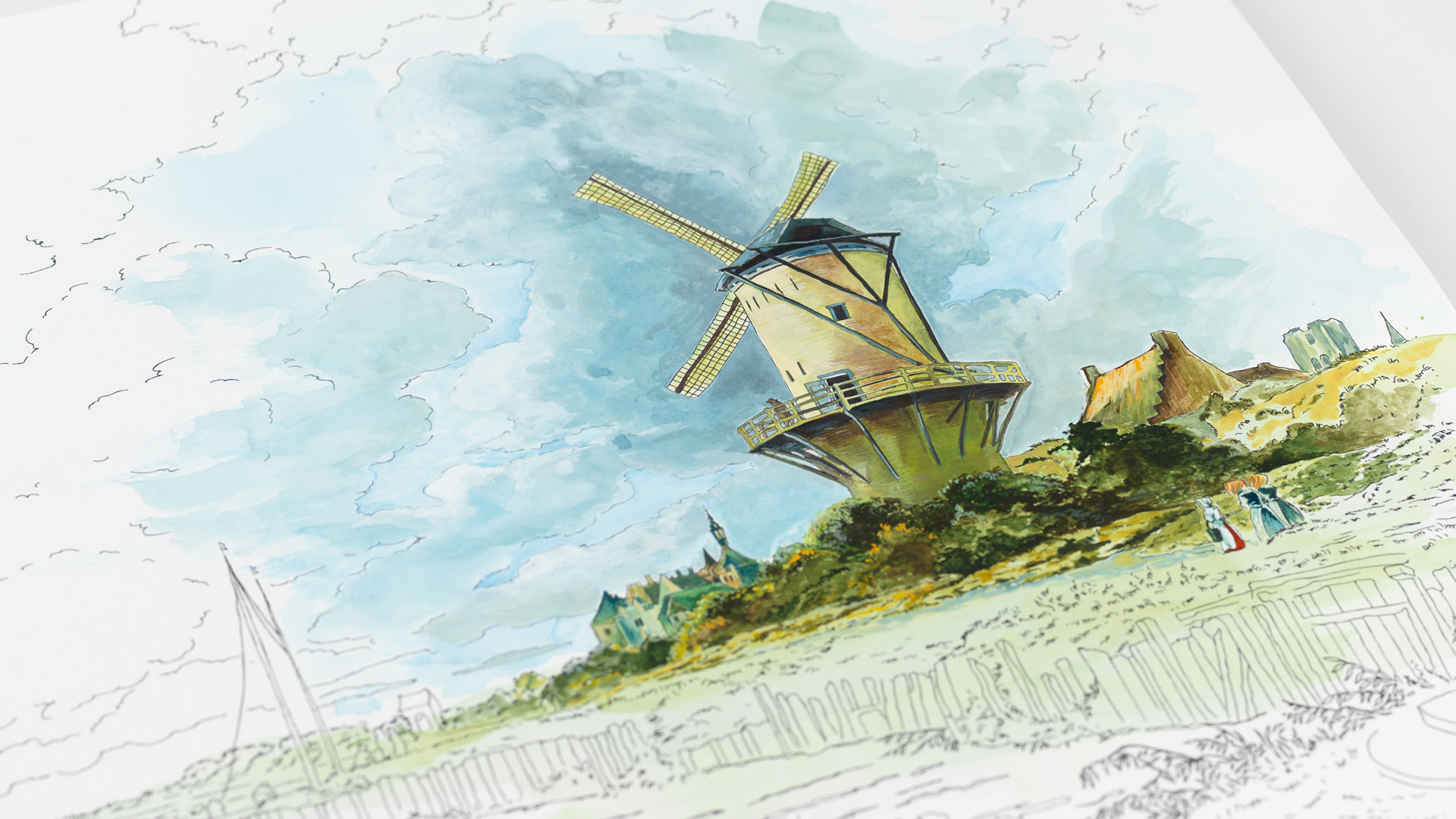 Pepin Artiesten Kleurboek - Landschap - Afbeelding 3