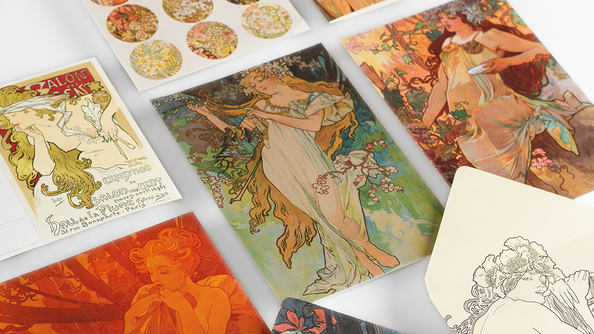 Pepin Correspondentie Set - Mucha - Afbeelding 1