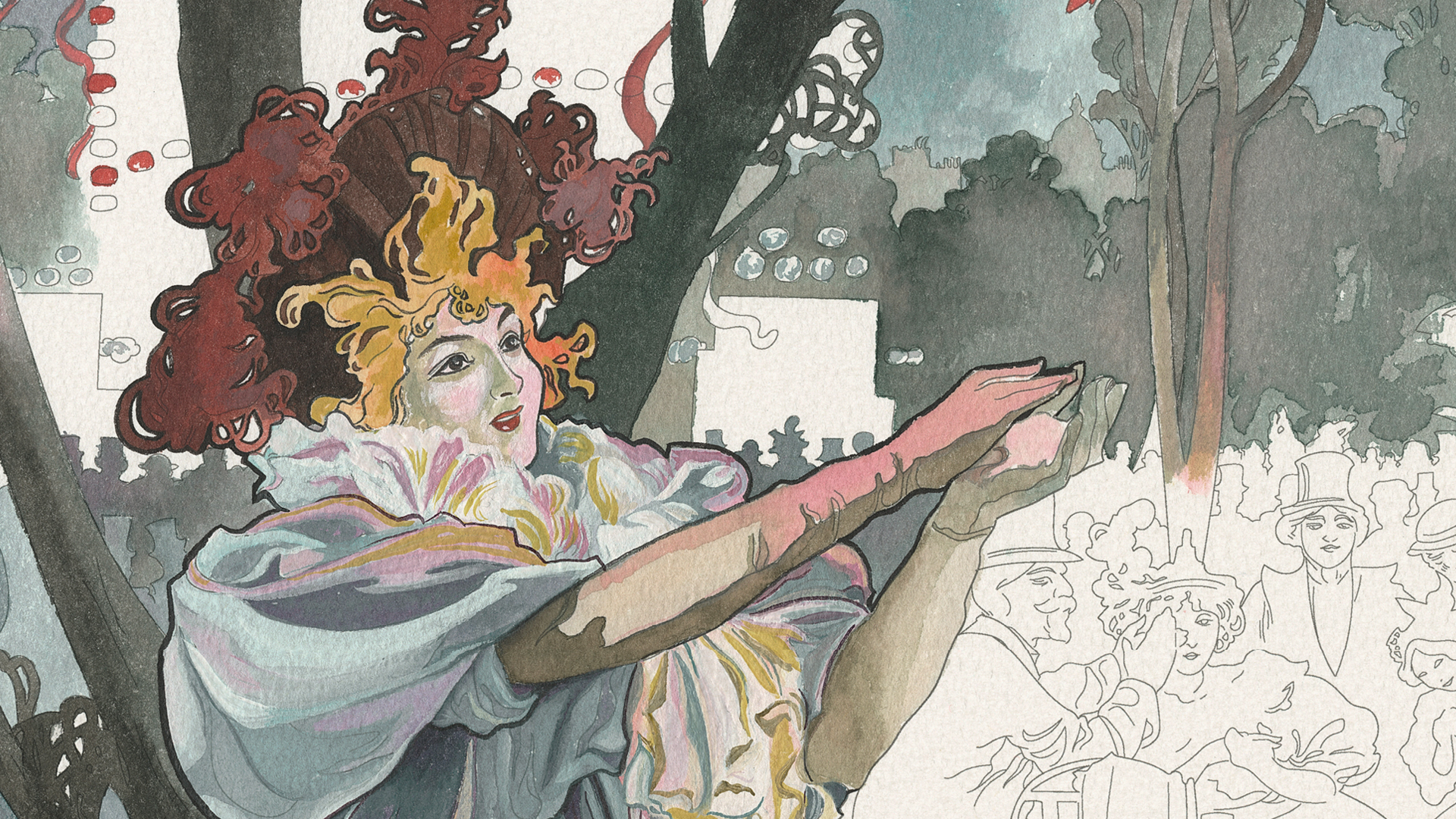 Pepin Artiesten Kleurboek - Alphonso Mucha  - Afbeelding 3