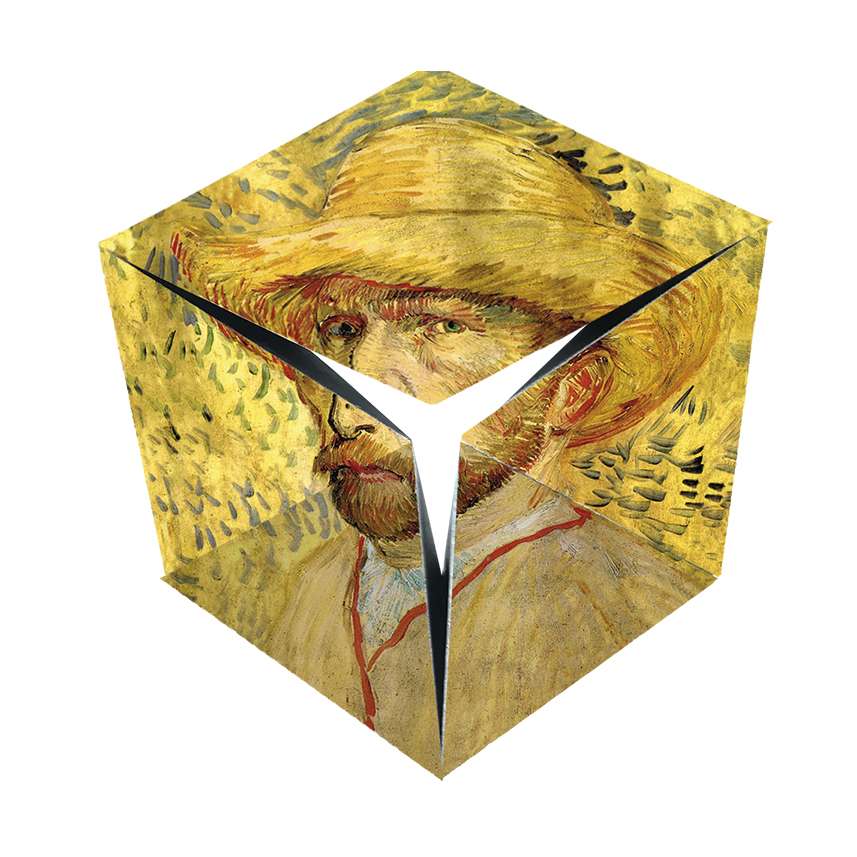 Fridolin Flextangles 4x Papieren 3D Vouwmmodellen Vincent Van Gogh - Afbeelding 3